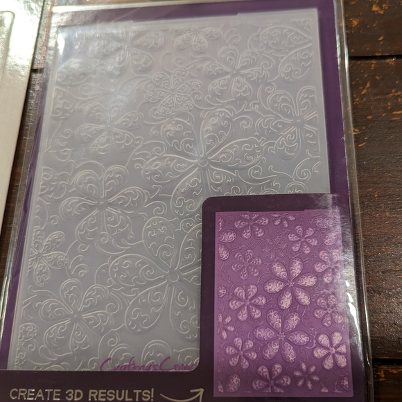 Set of 5 Various Embossing Folders - Crafter's Companion & Darice - Picture 2 of 5